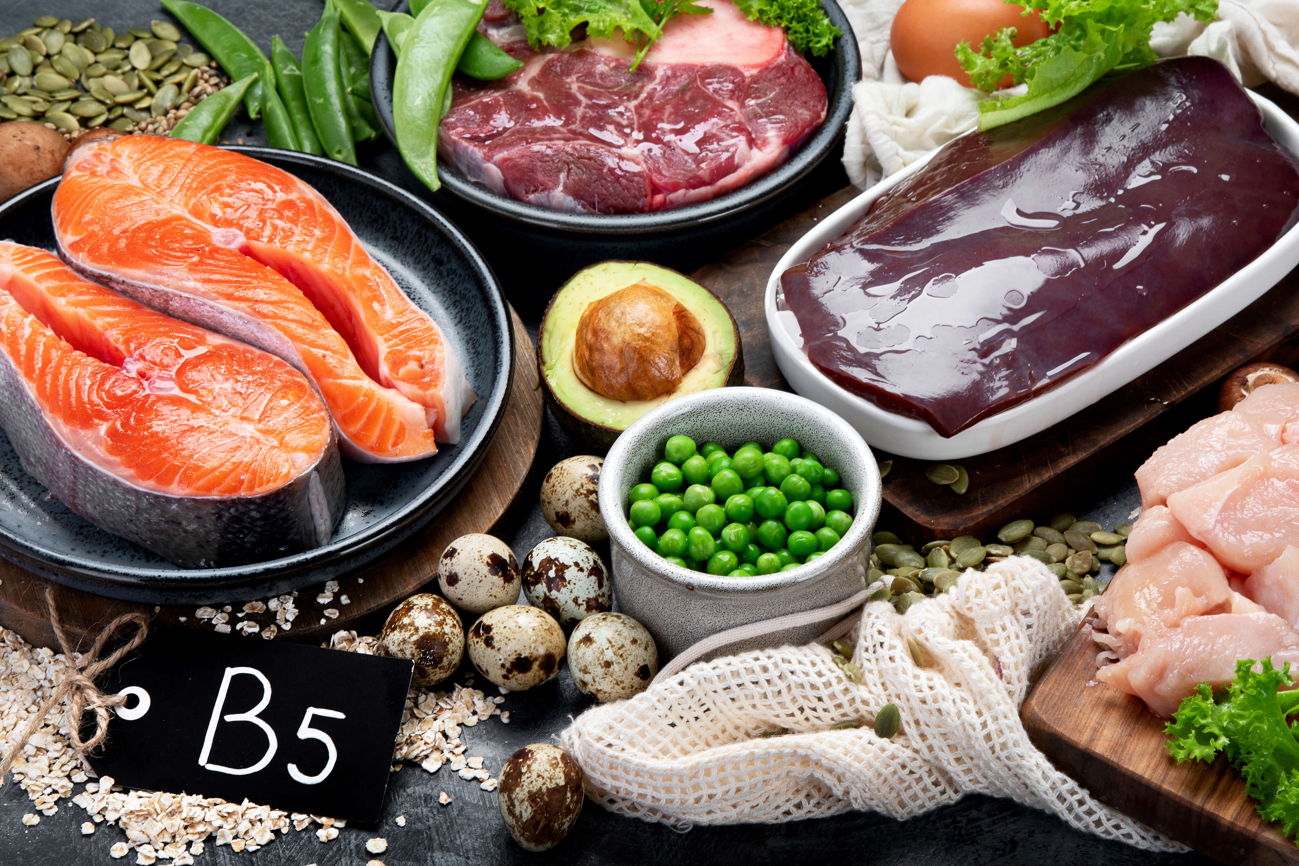 B5-vitamin az élelmiszerekben 