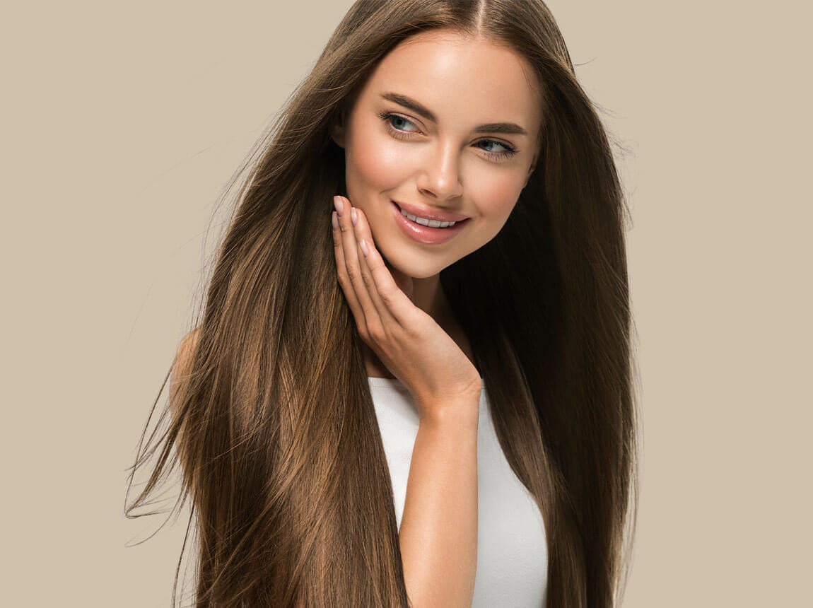 nő, szép, egészséges haj, B12-vitamin, B12-vitamin