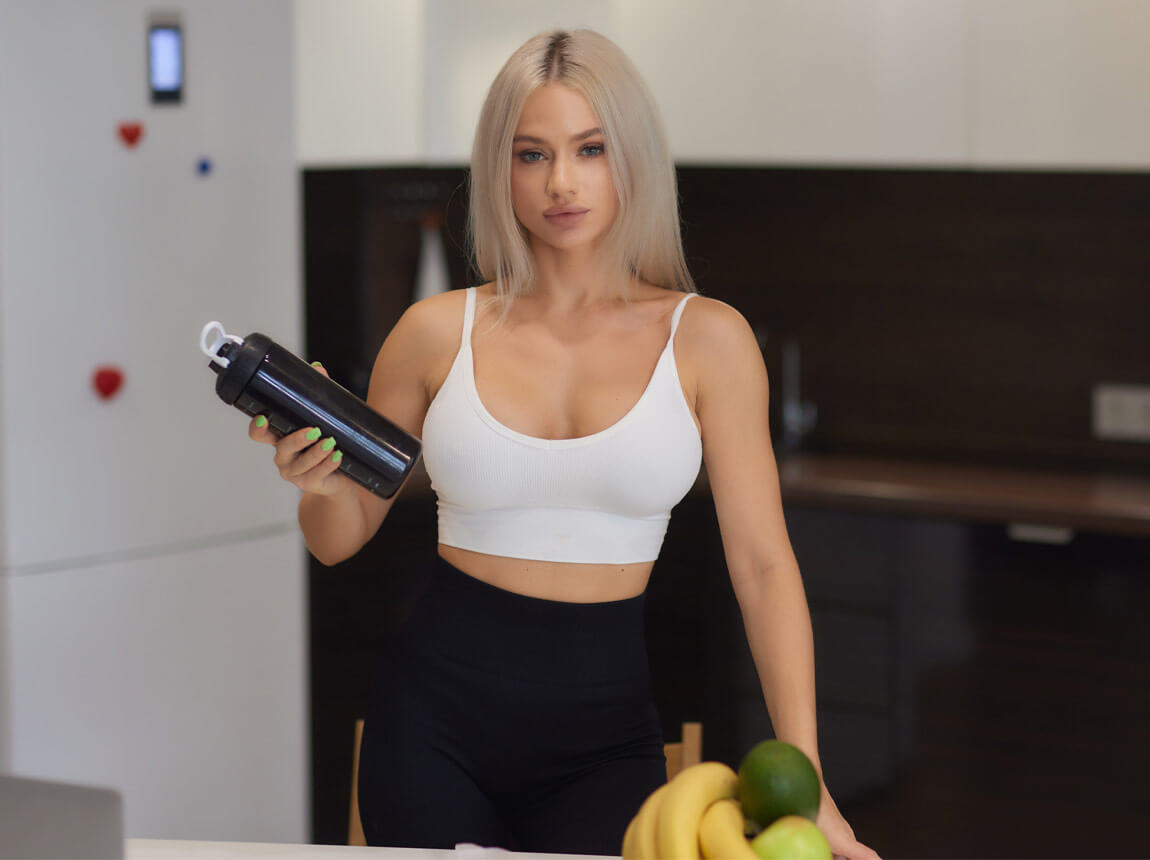 nő fehérje kiegészítéssel 