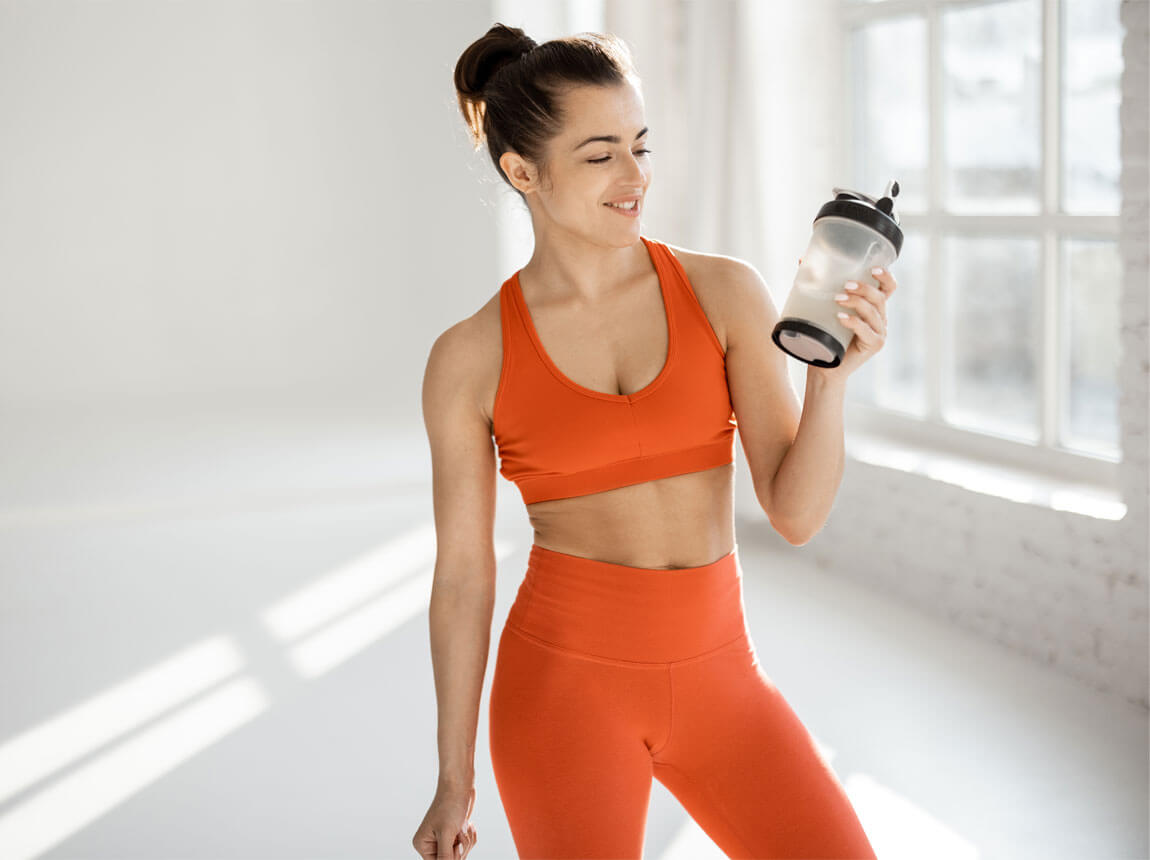 nő - fehérjeturmix 