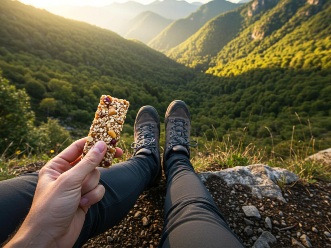 ember, snack, hegyi túrázás 