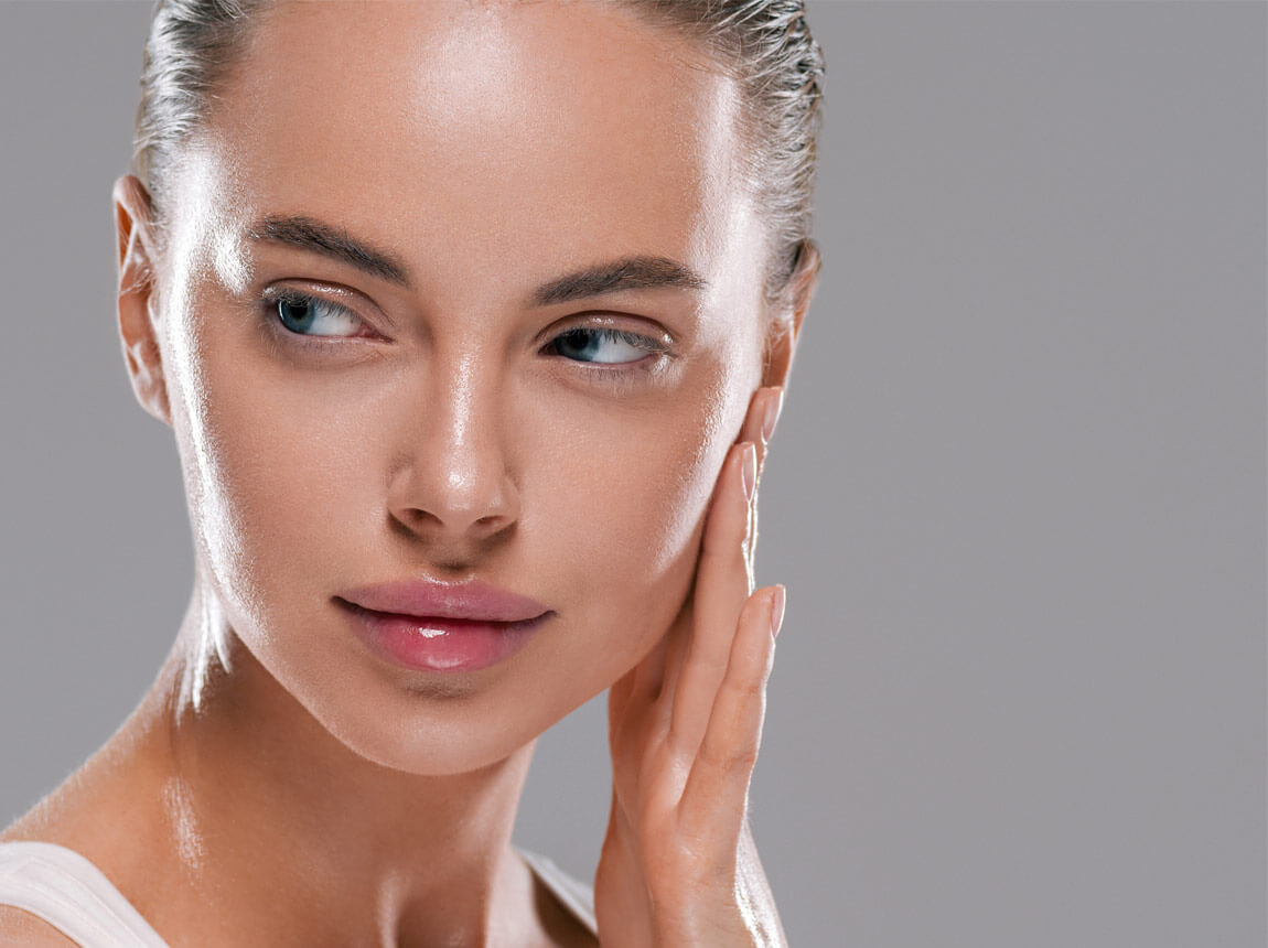 nő - szép, feszes bőr 