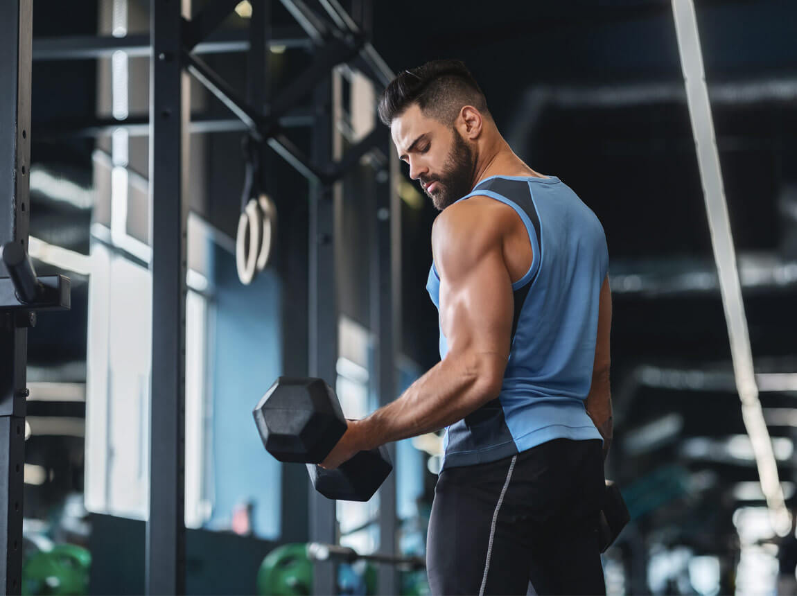 férfi - súlyzós edzés 