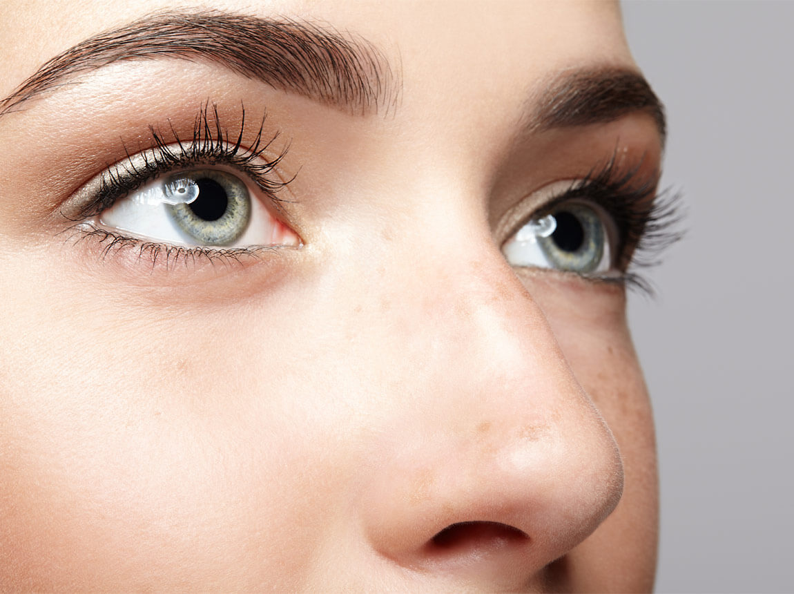 női - szem, látás, lutein 