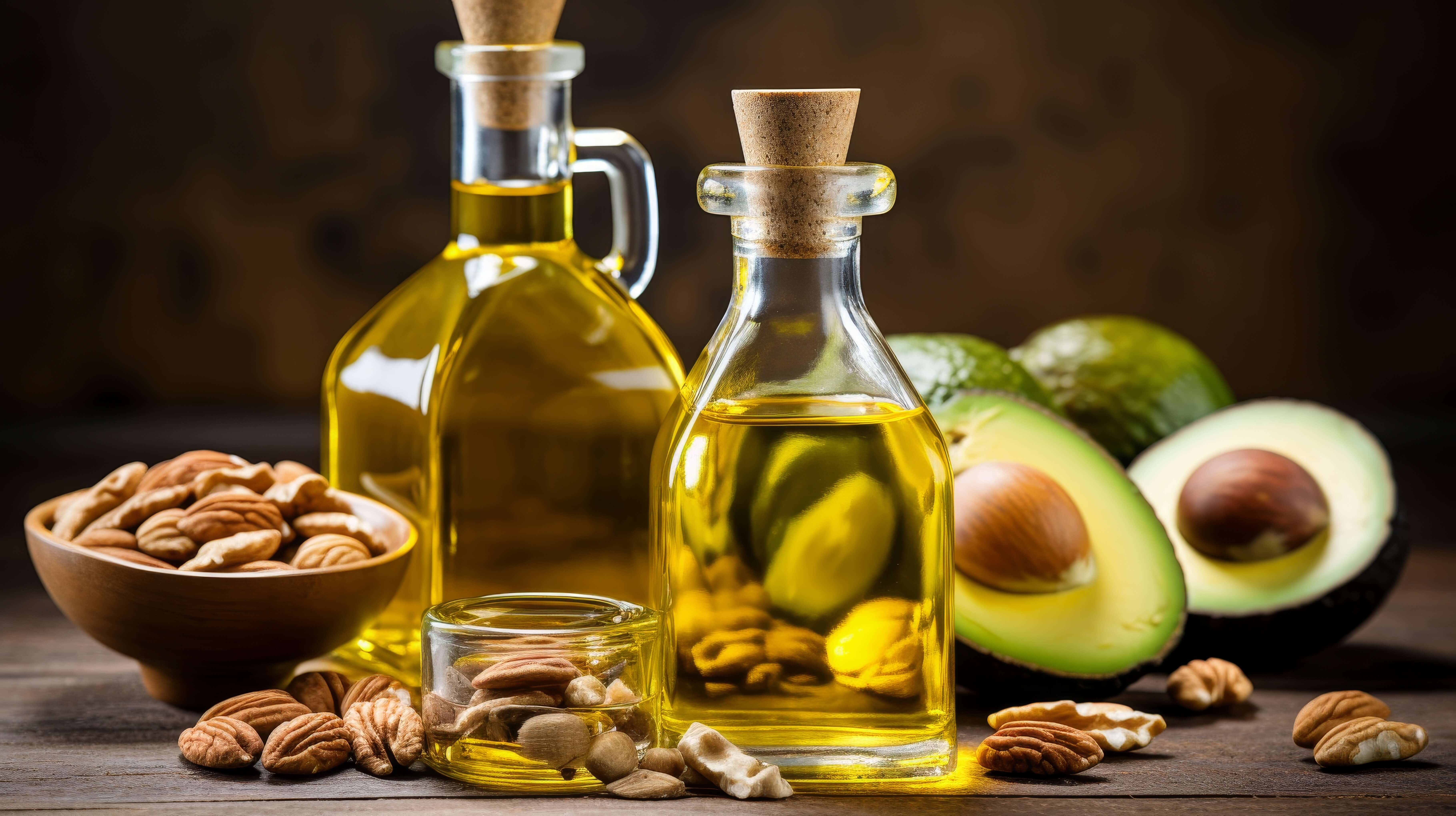 avokádó, olaj, diófélék 