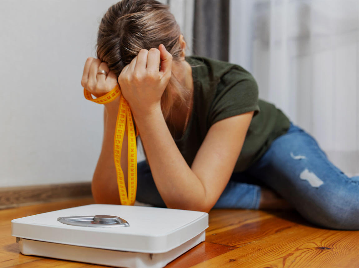 nő - fogyókúra problémák