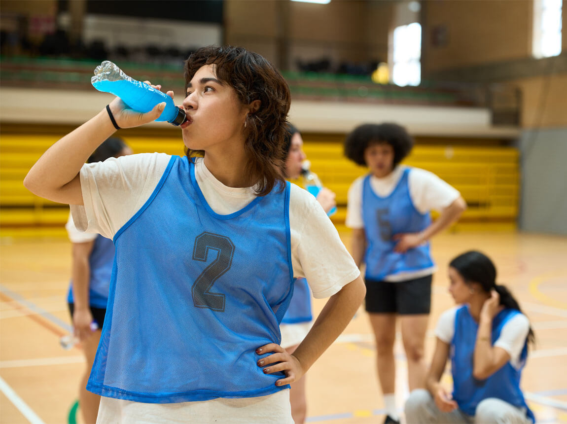 csapatjátékok - izotóniás ital