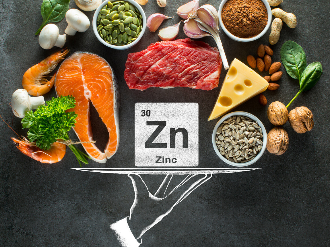 cinkben Gazdag élelmiszerek 