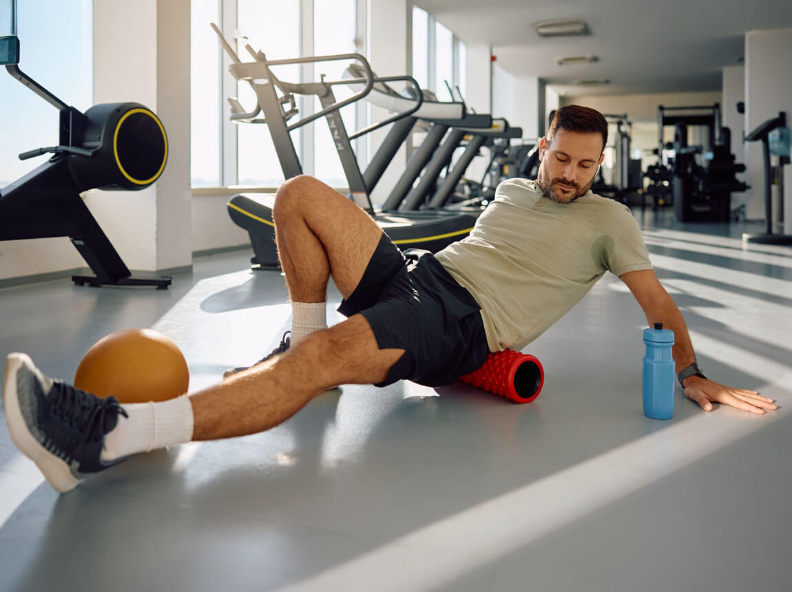 görgős gyakorlatok – futó térd