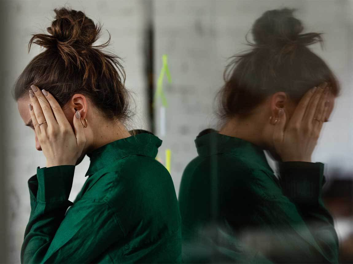 nő &ndash; stressz
