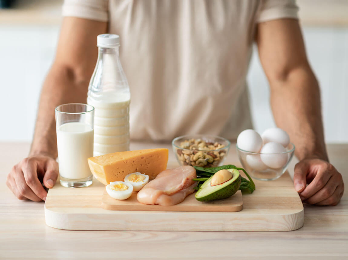 fehérjetartalmú termékek