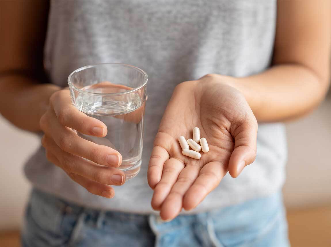 nő kapszul&aacute;kkal &ndash; biotin
