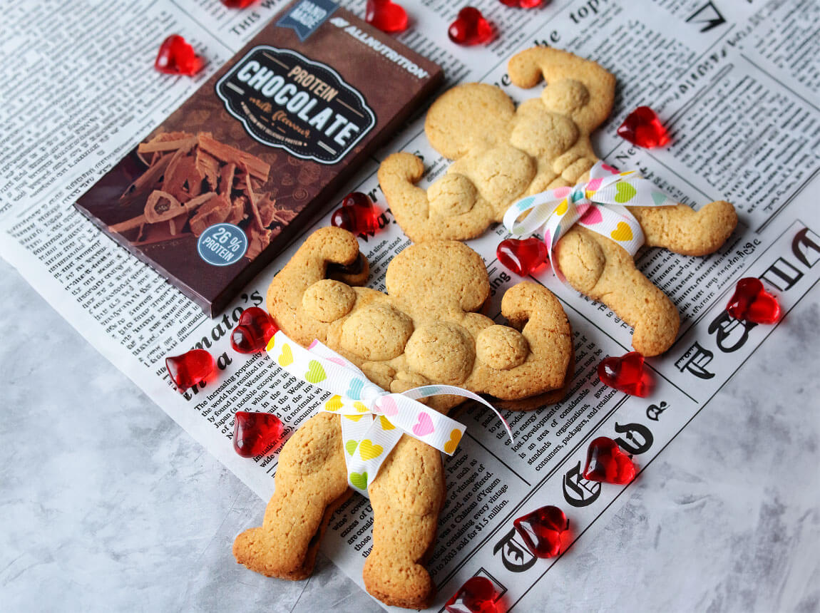 kr&eacute;mes csokol&aacute;d&eacute;val t&ouml;lt&ouml;tt vajas keksz