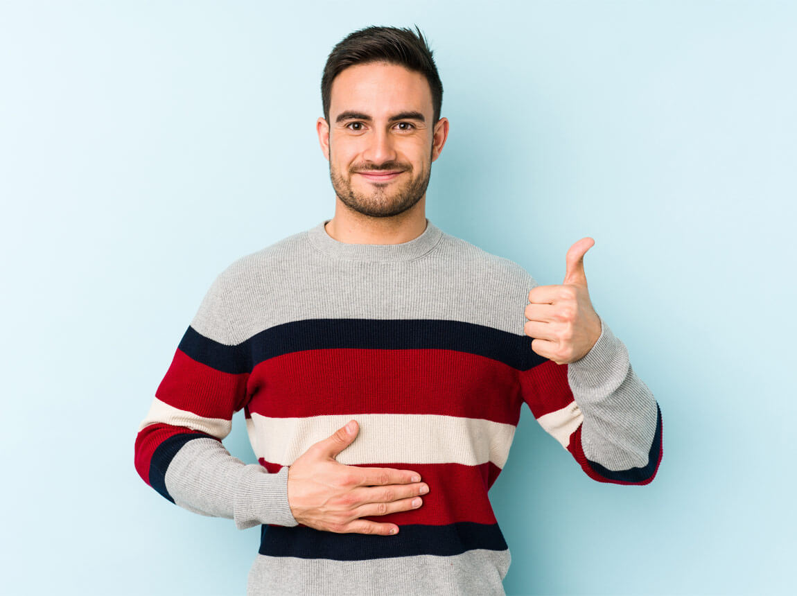 emésztőenzimek - férfi, jó emésztés