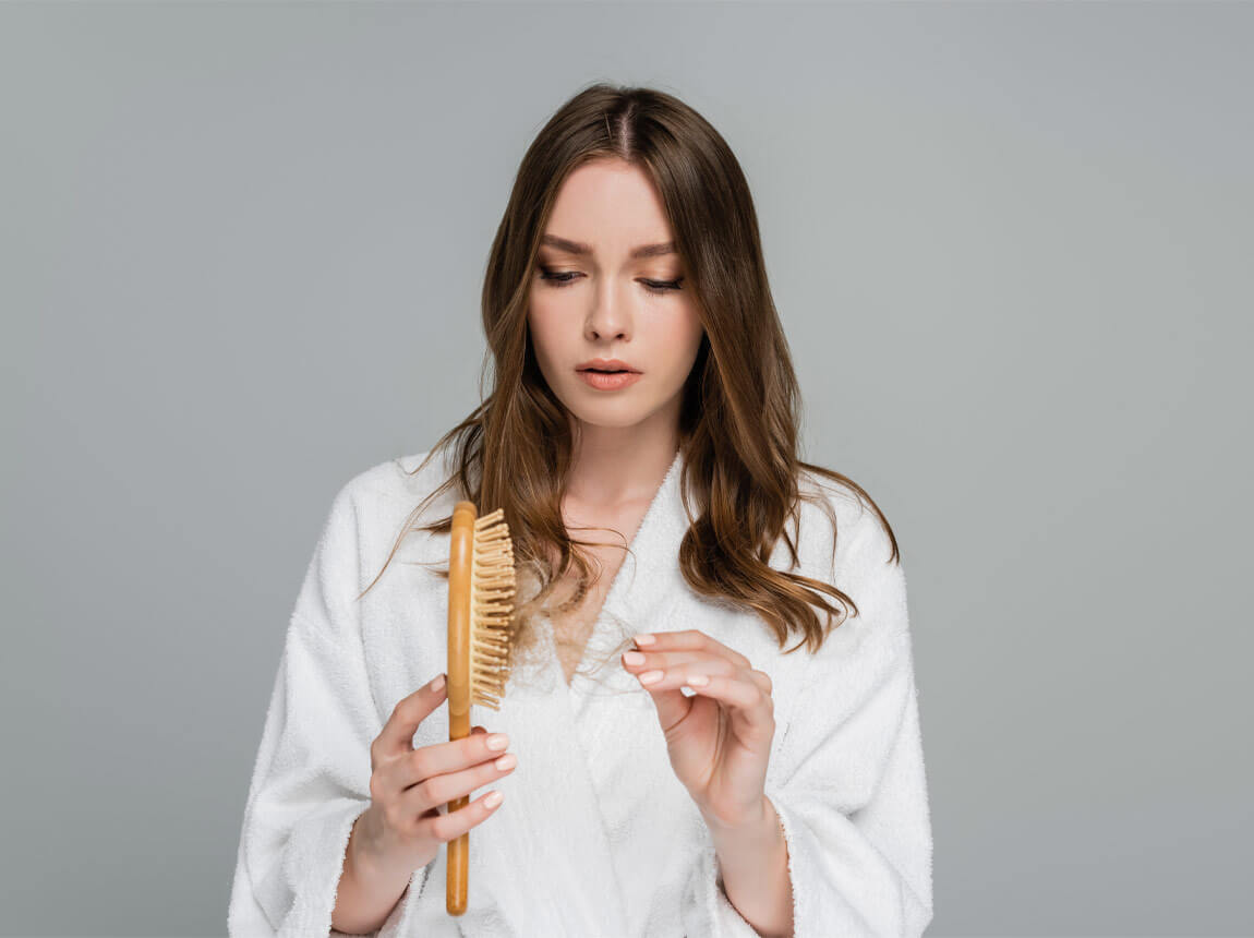 nő, vas - hajhullás 