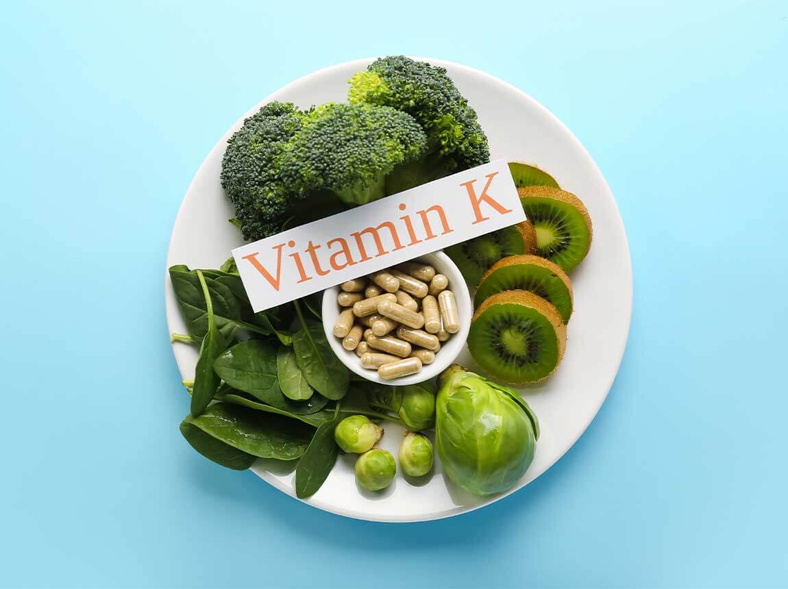 K-vitaminban gazdag &eacute;lelmiszerek