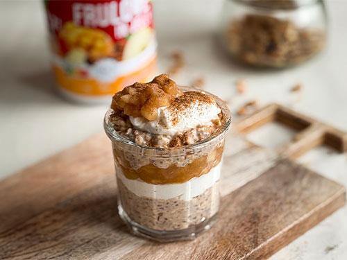 Recept éjszakán át pihentetett zabpehely almás pitéhez