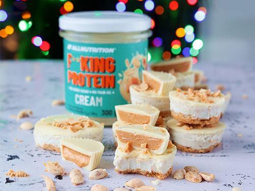 Recept mini, sütés nélküli fehérjetartalmú sajttortákhoz