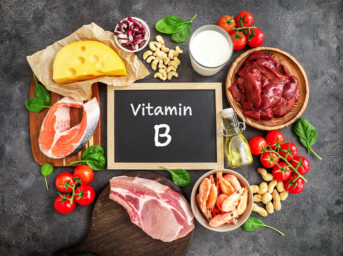 B-vitaminban gazdag &eacute;lelmiszerek