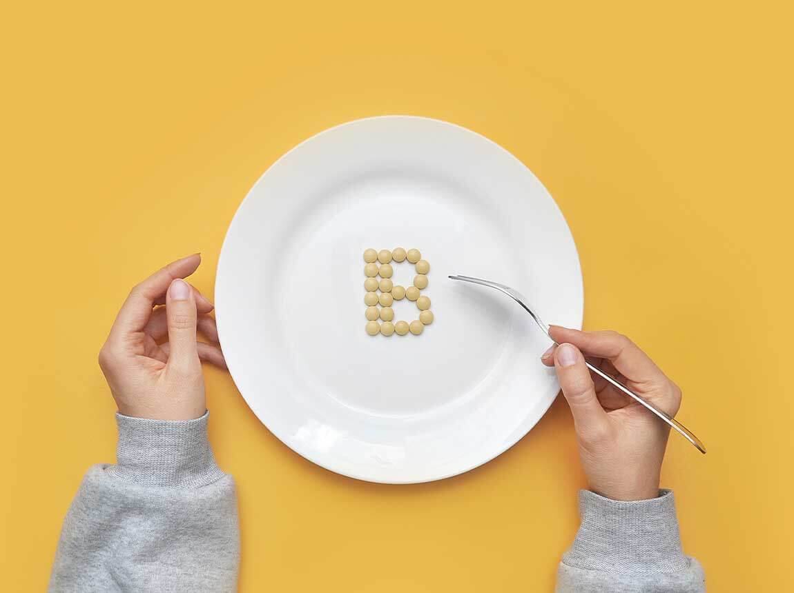 B-vitamin tablett&aacute;kban