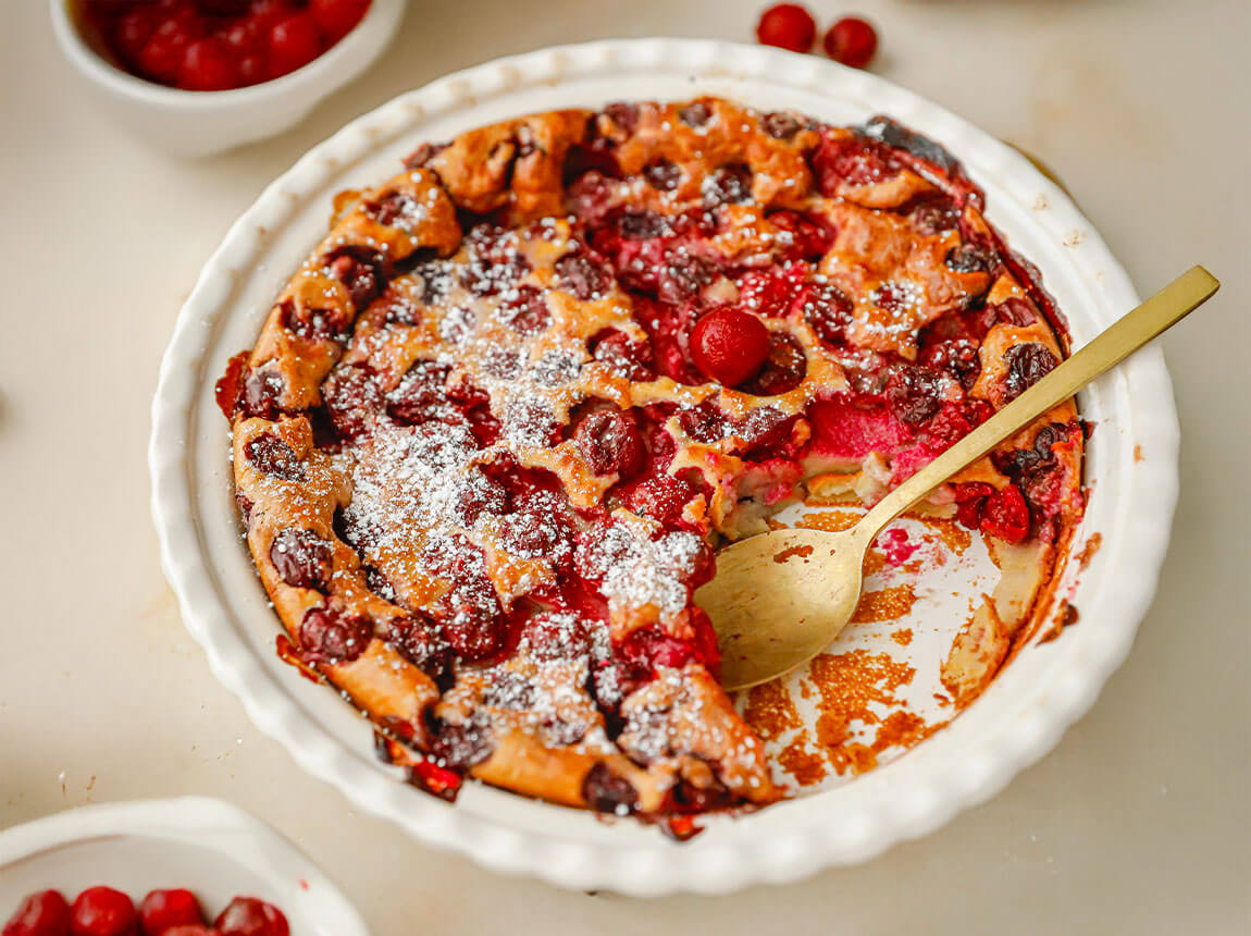 clafoutis csereszny&eacute;vel &eacute;s Whey Cherry-vel