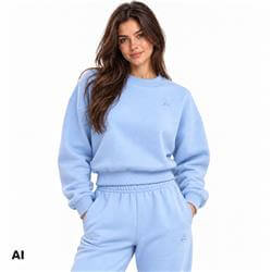 Női pulóver Cozy Club Baby Blue
