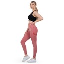 Seamless Leggings Push UP Red Melange (1szt)