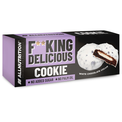 ALLNUTRITION 6 x Fitking Cookie White Chocolate Cream 128g