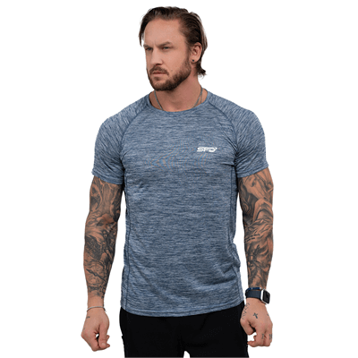 SFD WEAR FÉRFI T-SHIRT DRY Blue Melange