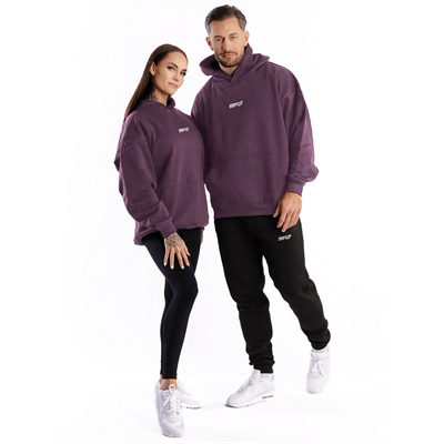 SFD WEAR UNISEX PULÓVER Hoodie Core Oversize Violet