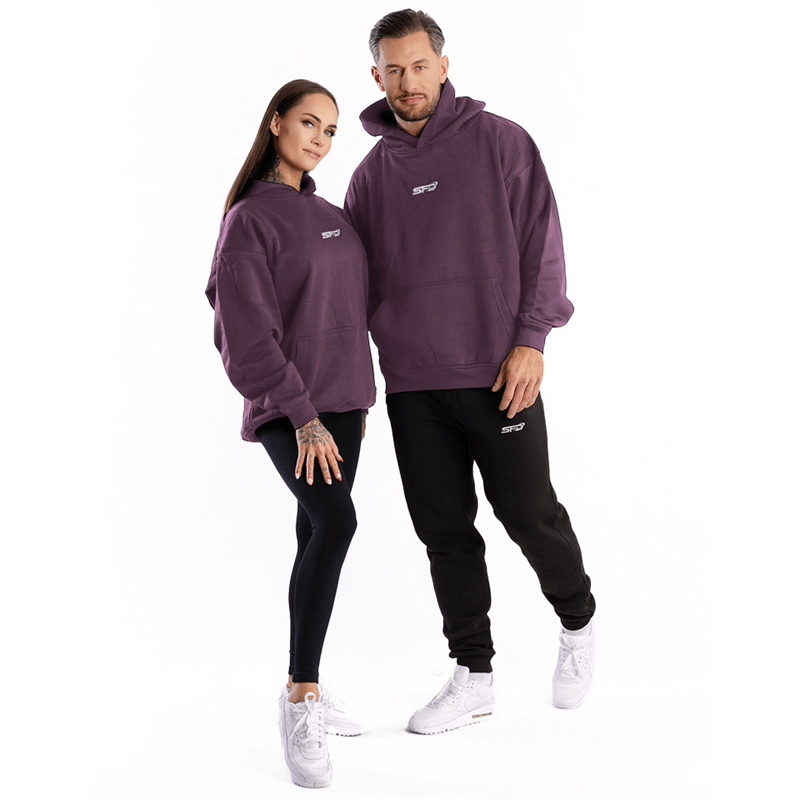 SFD WEAR UNISEX PULÓVER Hoodie Core Oversize Violet