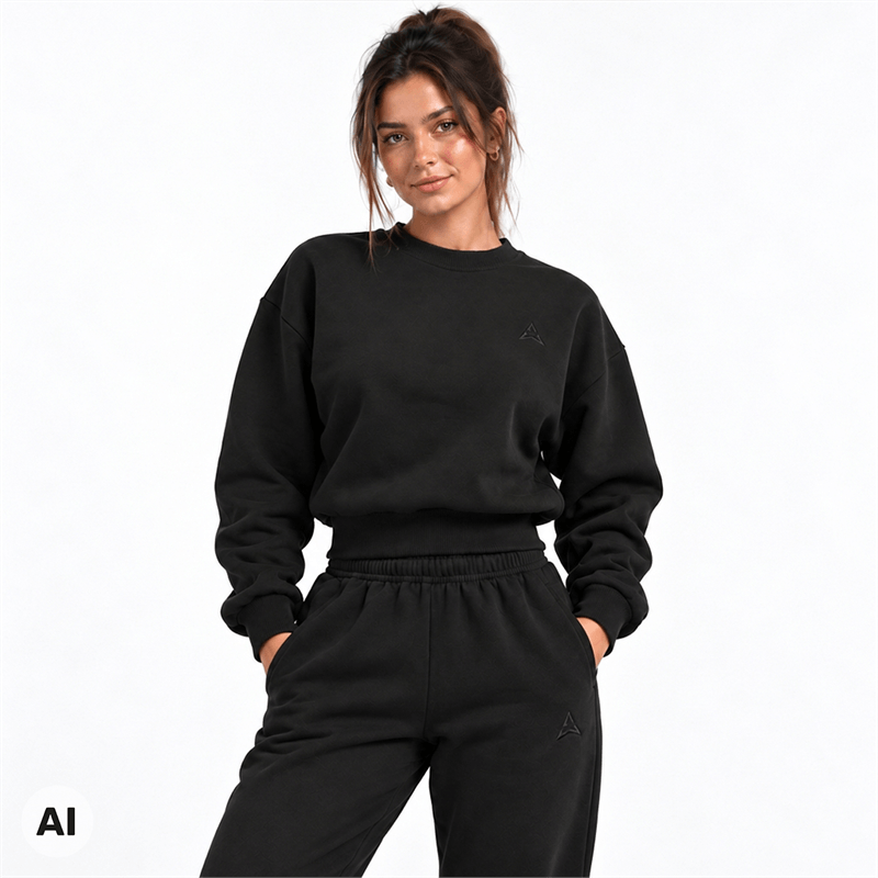 Allwear Női pulóver Cozy Club Black