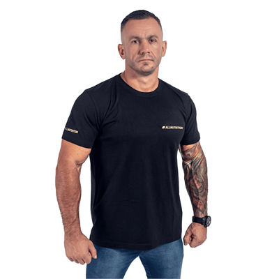 ALLNUTRITION Férfi T-Shirt Slim FIT Fekete