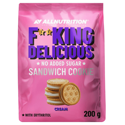 ALLNUTRITION 12 x Fitking Delicious Sandwich Cookie 200g
