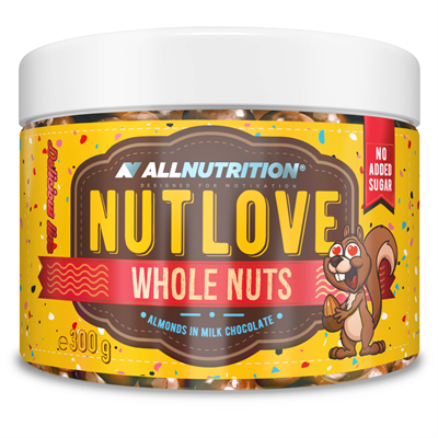 ALLNUTRITION NUTLOVE WHOLE NUTS ALMONDS IN MILK CHOCOLATE