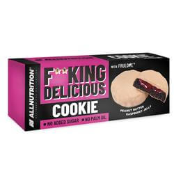 6 x Fitking Cookie Peanut Butter Raspberry Jelly 128g