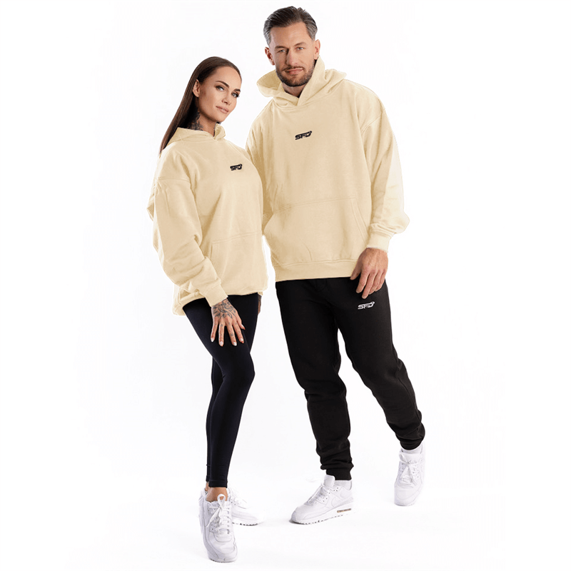 SFD WEAR UNISEX pulóver Hoodie Core Oversize Beige
