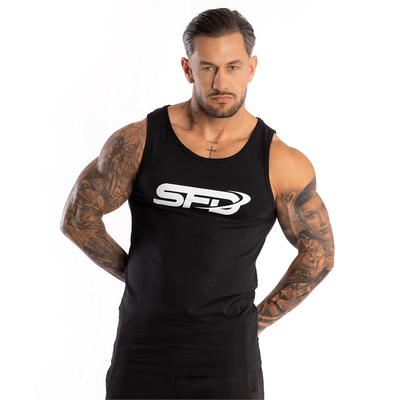 SFD WEAR FÉRFI TRIKÓ NAGY LOGOVAL FEKETE