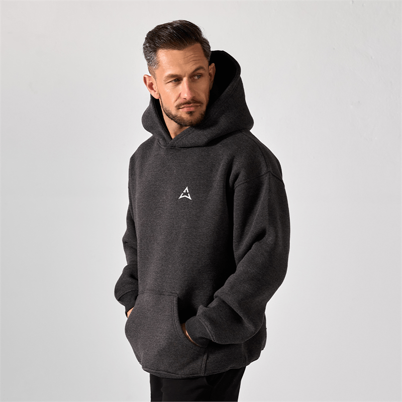 Allwear FÉRFI PULÓVER GRAPHITE MELANGE