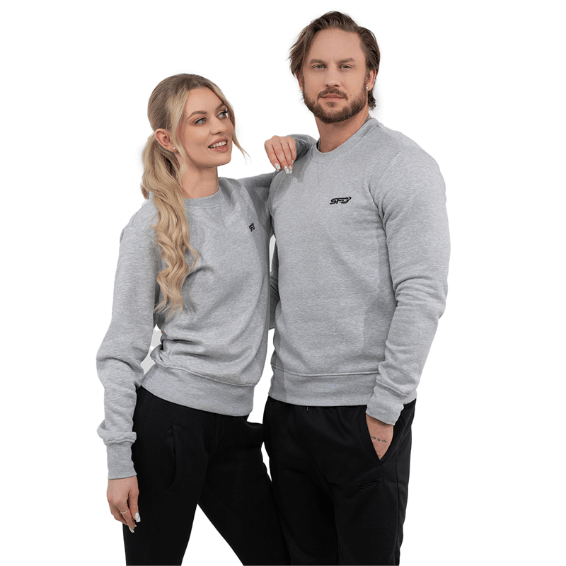 SFD WEAR Pulóver Core Grey Melange
