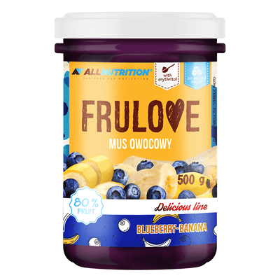 ALLNUTRITION FRULOVE GYÜMÖLCSHAB ÁFONYA ÉS BANÁN