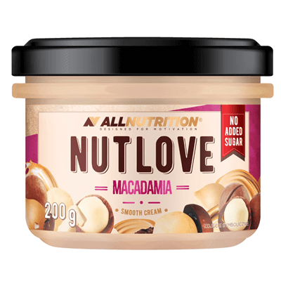 ALLNUTRITION 6 x NUTLOVE Macadamia Smooth Cream 200g