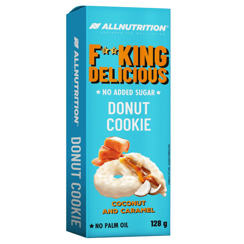 ALLNUTRITION 6 x Fitking Delicious Donut Cookie 128g
