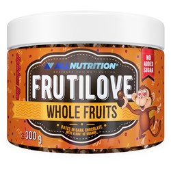FRUTILOVE WHOLE FRUITS DATES IN DARK CHOCOLATE WITH A HINT OF ORANGE