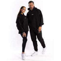 UNISEX Pulóver Hoodie Core Oversize Black