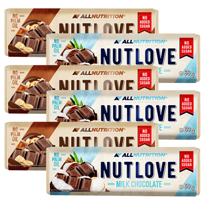 ALLNUTRITION 5+1 Nutlove Milk Chocolate Bar 69g