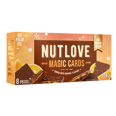 ALLNUTRITION NUTLOVE MAGIC CARDS Choco With Orange