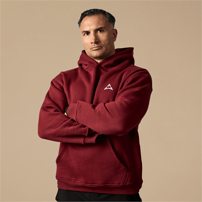 Allwear FÉRFI PULÓVER DARK BURGUNDY