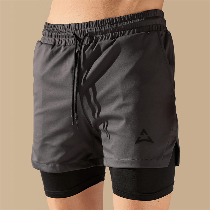 Allwear 2 az 1-ben rövidnadrág GREY