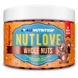 NUTLOVE WHOLENUTS ALMONDS IN DARK CHOCOLATE WITH RASPBERRY
